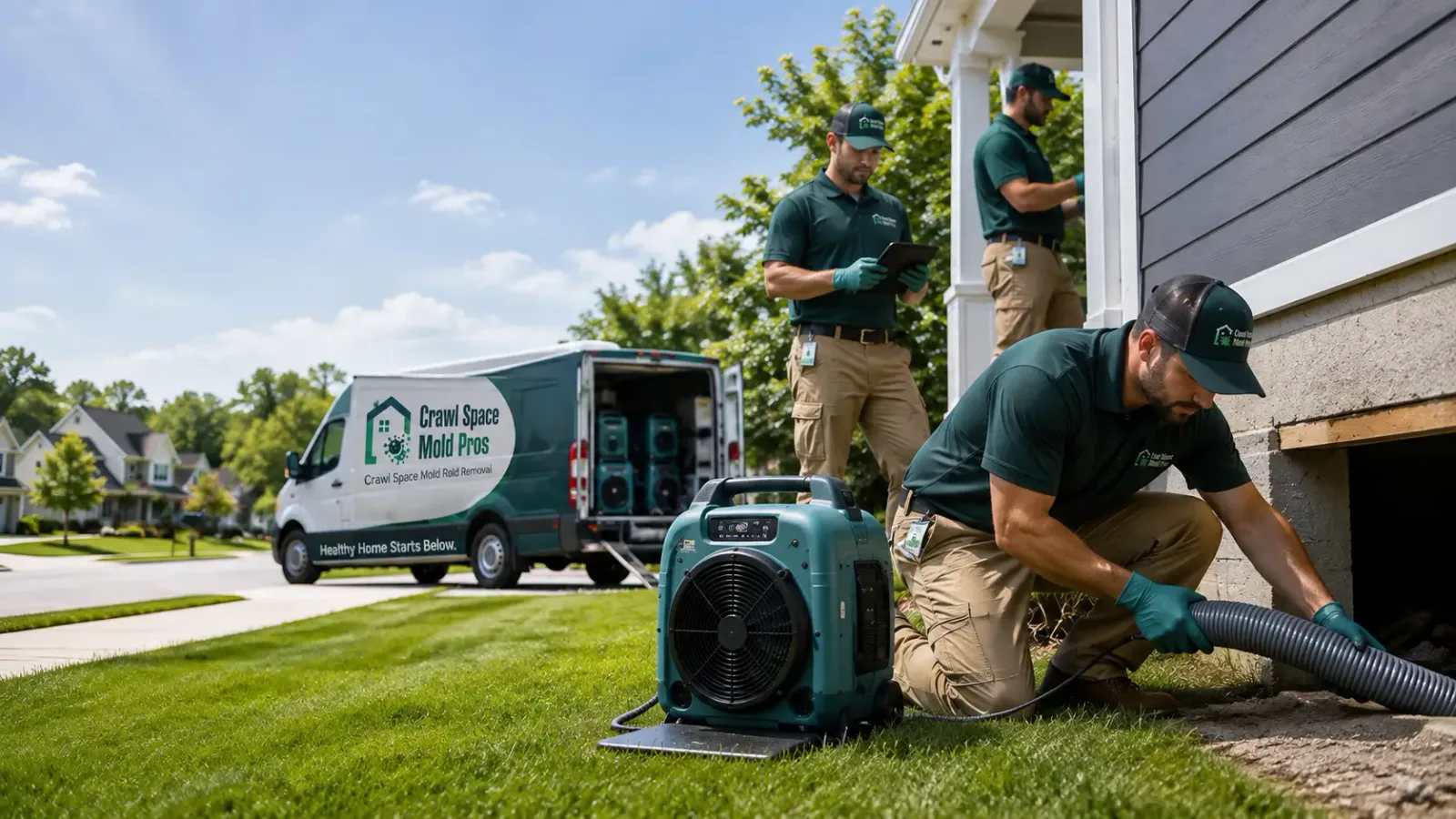 Crawl Space Mold Removal in Delavan, MN